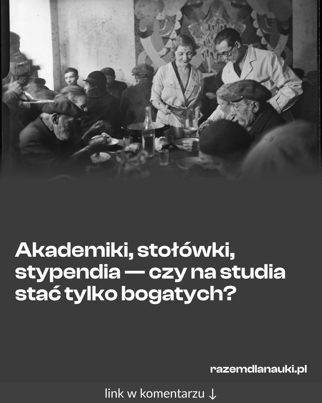 Grafika do udostępnienia: Akademiki, stołówki, stypendia — czy na studia stać tylko bogatych?