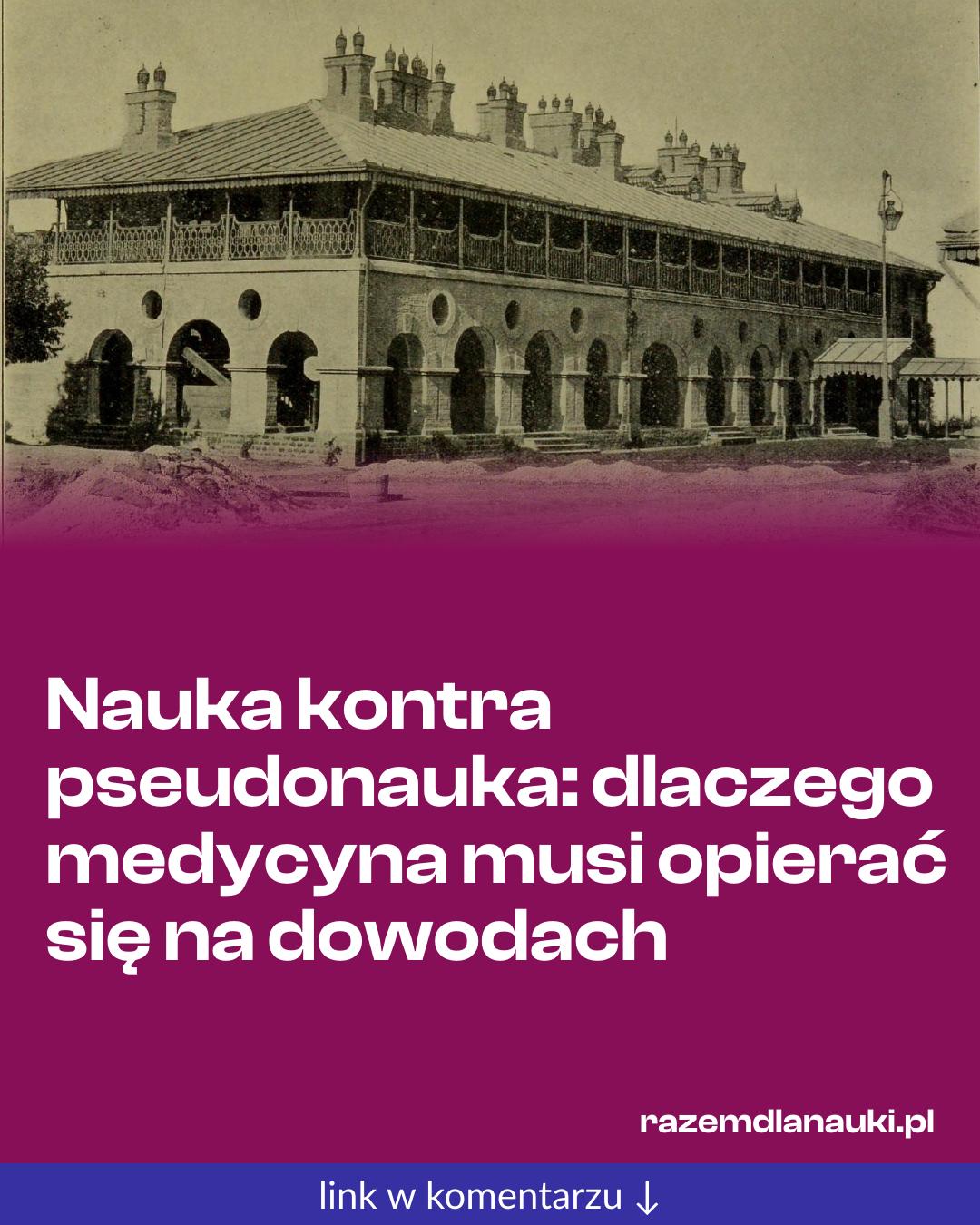 Grafika do udostępnienia: Nauka kontra pseudonauka: dlaczego medycyna musi opierać się na dowodach